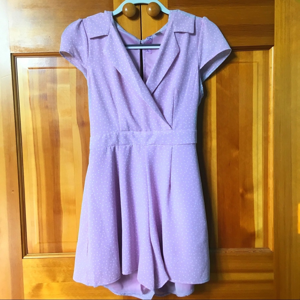 Alya Lilac Romper